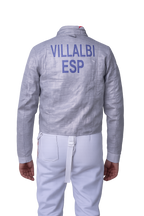 Chaquetilla eléctrica de Sable para hombre VE back  - Villalbi Esgrima