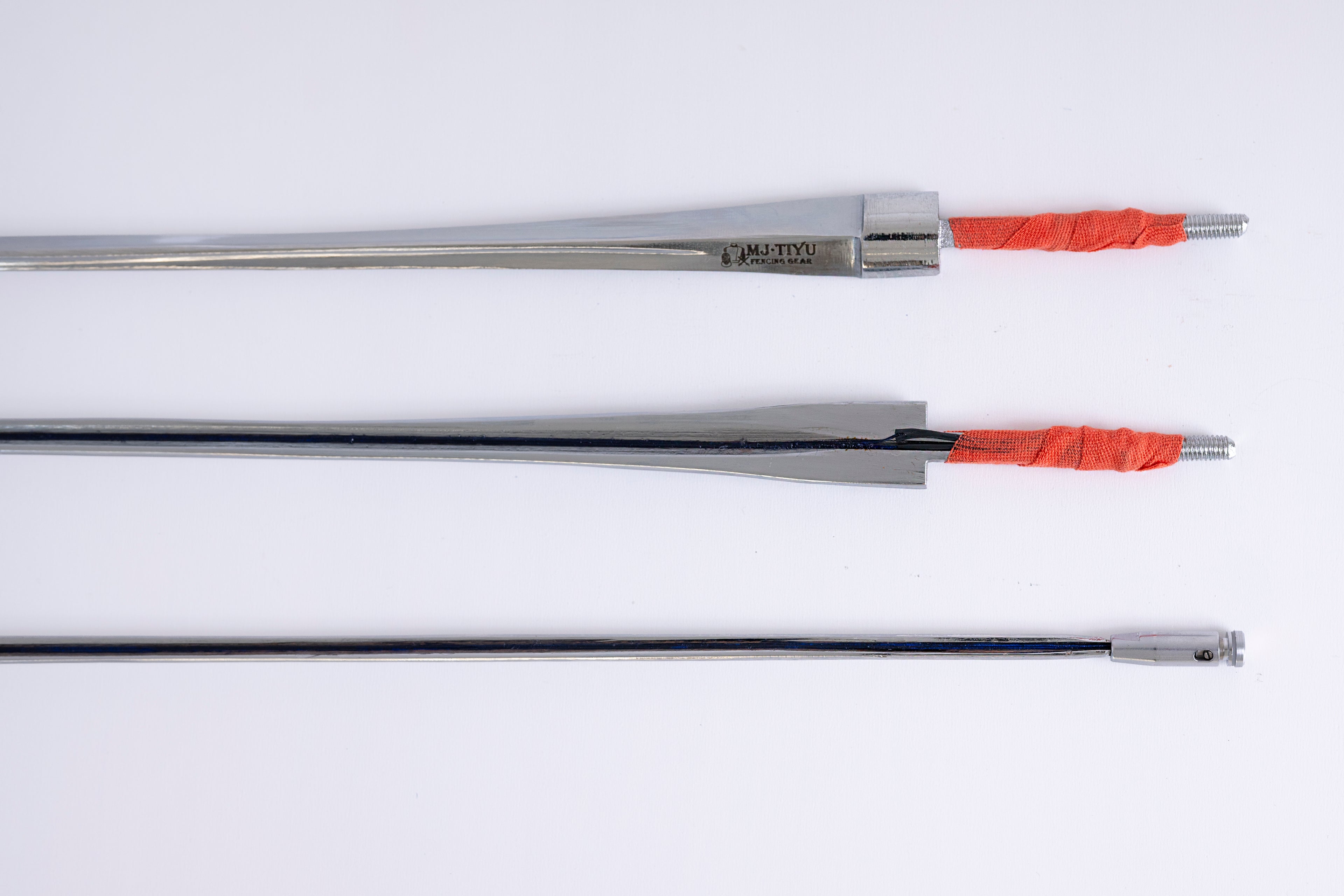 Hoja de Espada eléctrica con punta MJ-TIYU con tratamiento anticorrosión VE - Villalbi Esgrima