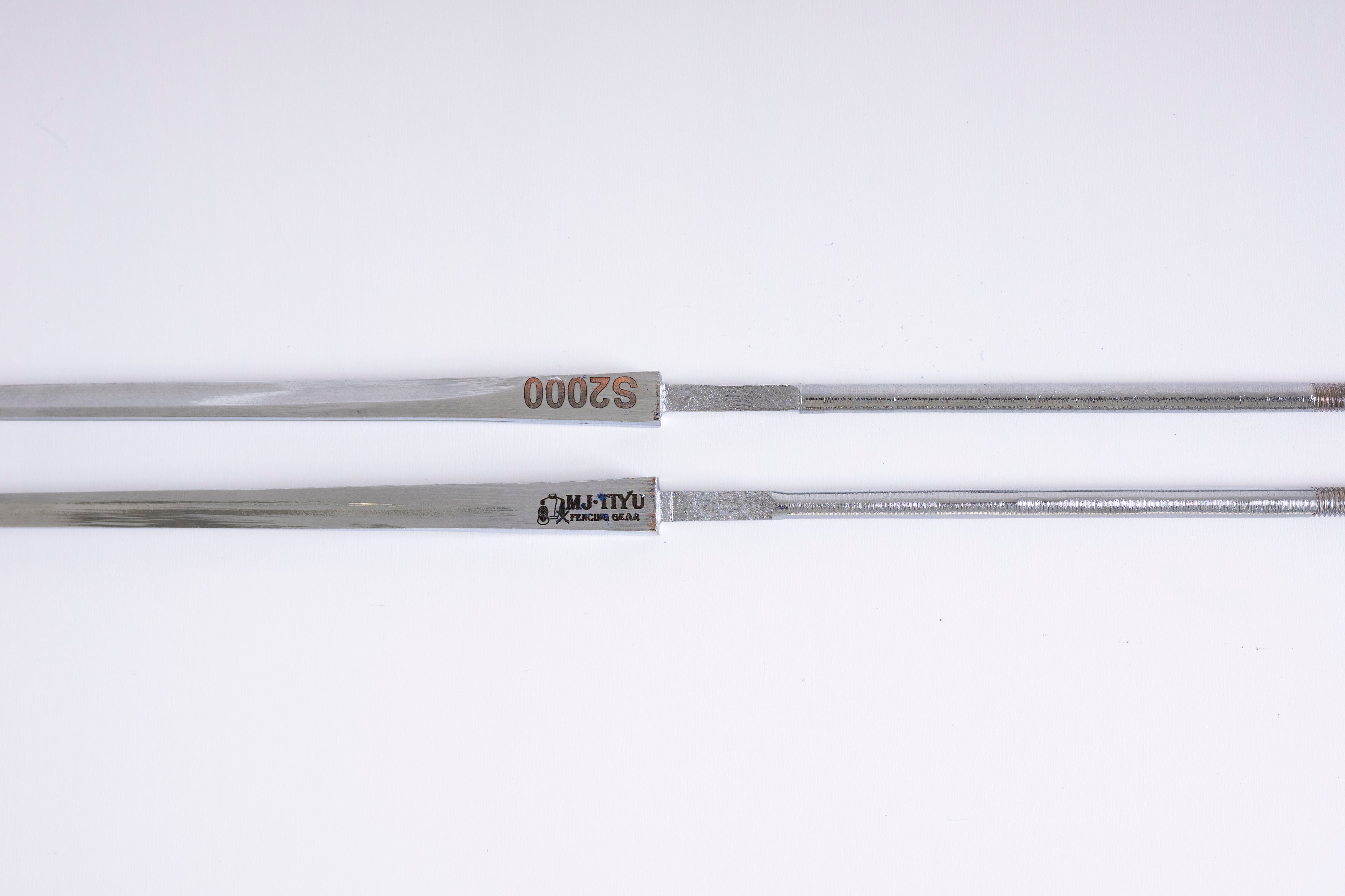 Hoja de Sable eléctrico MJ-TIYU S2000 con tratamiento anticorrosión - Villalbi Esgrima