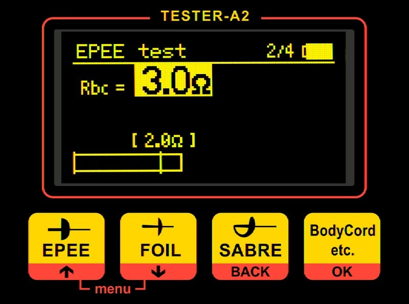 Tester Favero A2 - Villalbi Esgrima