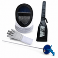 Kit de iniciación para florete VE con florete, careta, guante y saca